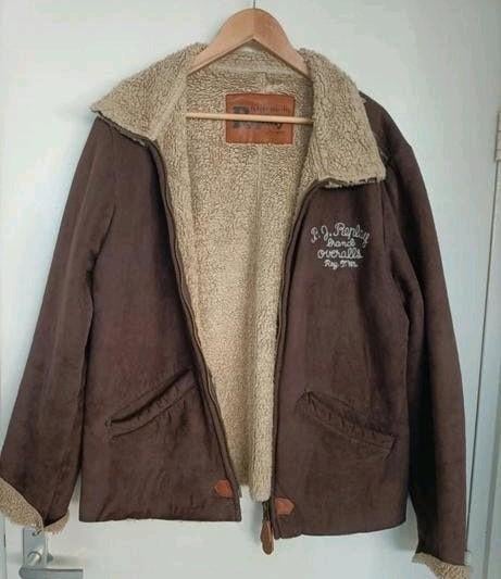 Replay Brand jas.  Maat L, Maat 52/54 (L), Bruin, Ophalen of Verzenden, Zo goed als nieuw