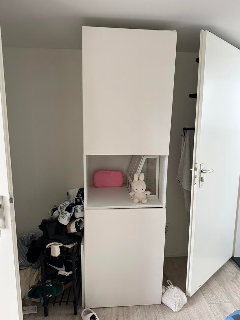 Witte kast gratis af te halen, Huis en Inrichting, Kasten | Kledingkasten, Ophalen of Verzenden, Zo goed als nieuw, 25 tot 50 cm