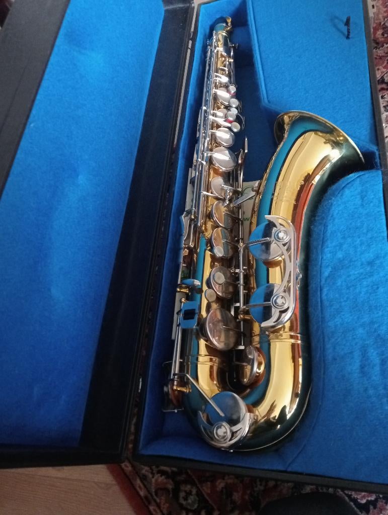 Weltklang tenor saxofoon, Muziek en Instrumenten, Ophalen, Zo goed als nieuw, Tenor, Met koffer