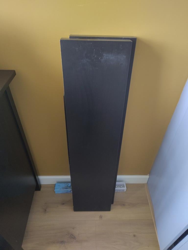 2x IKEA LACK Zwevende Boekenplank Donkerbruin/Zwart 110x26, Ophalen, Gebruikt