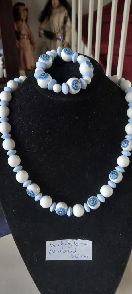 Mooi set ketting en armband, Ophalen of Verzenden