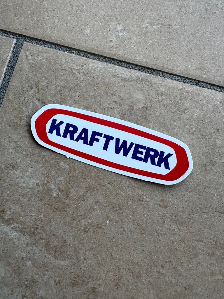 Kraftwerk sticker, Ophalen of Verzenden, Nieuw