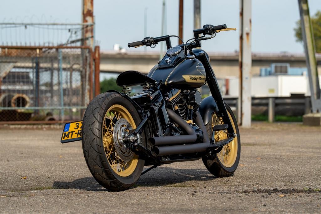 Unieke Harley-Davidson fat boy Custom Bobber, Motoren, Motoren | Harley-Davidson, 2 cilinders, Chopper, Particulier
