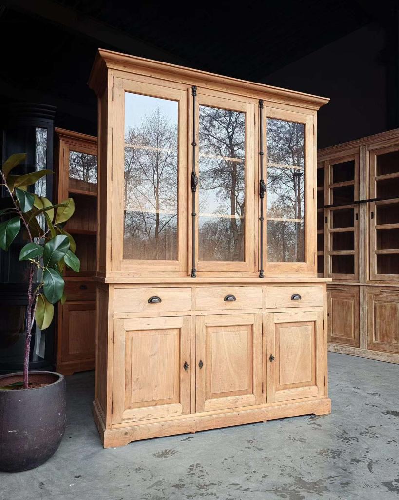 Buffetkast, Espagnolet sluiting | Franse Look | Teak #2652, Niet ingevuld, Gebruikt, Met deur(en), 200 cm of meer