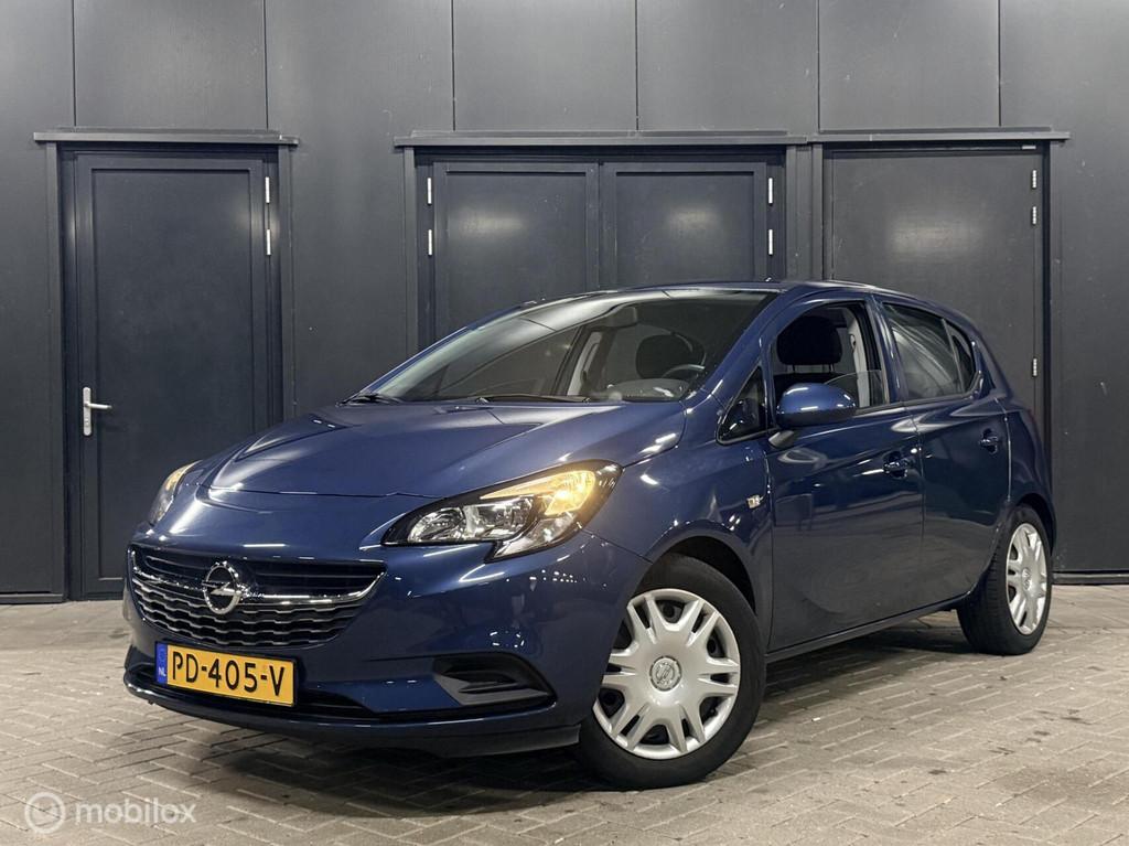 Opel Corsa 1.4 Edition NAP|Carplay|AUT|beurt+apk|cruise, 1063 kg, Gebruikt, 4 cilinders, Blauw