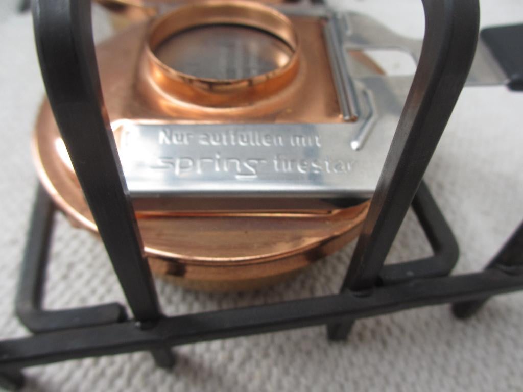 SPRING Swiss Fondue Rechaud Burner Firestar Z.G.A.N., Ophalen of Verzenden, Zo goed als nieuw, Brander, Fondueset