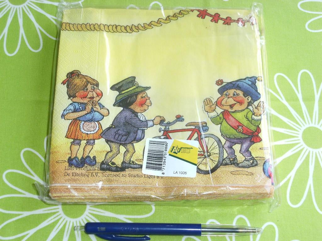 10 Efteling Laaf servetten - nieuw in verpakking (3), Verzamelen, Efteling, Ophalen of Verzenden, Nieuw, Overige typen