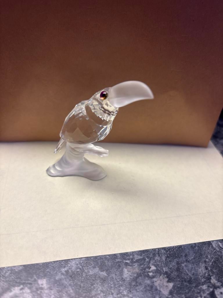 Swarovski Silver Crystal Kiwi Beeldje - Zeldzaam Verzamelobj, Ophalen of Verzenden, Zo goed als nieuw, Figuurtje