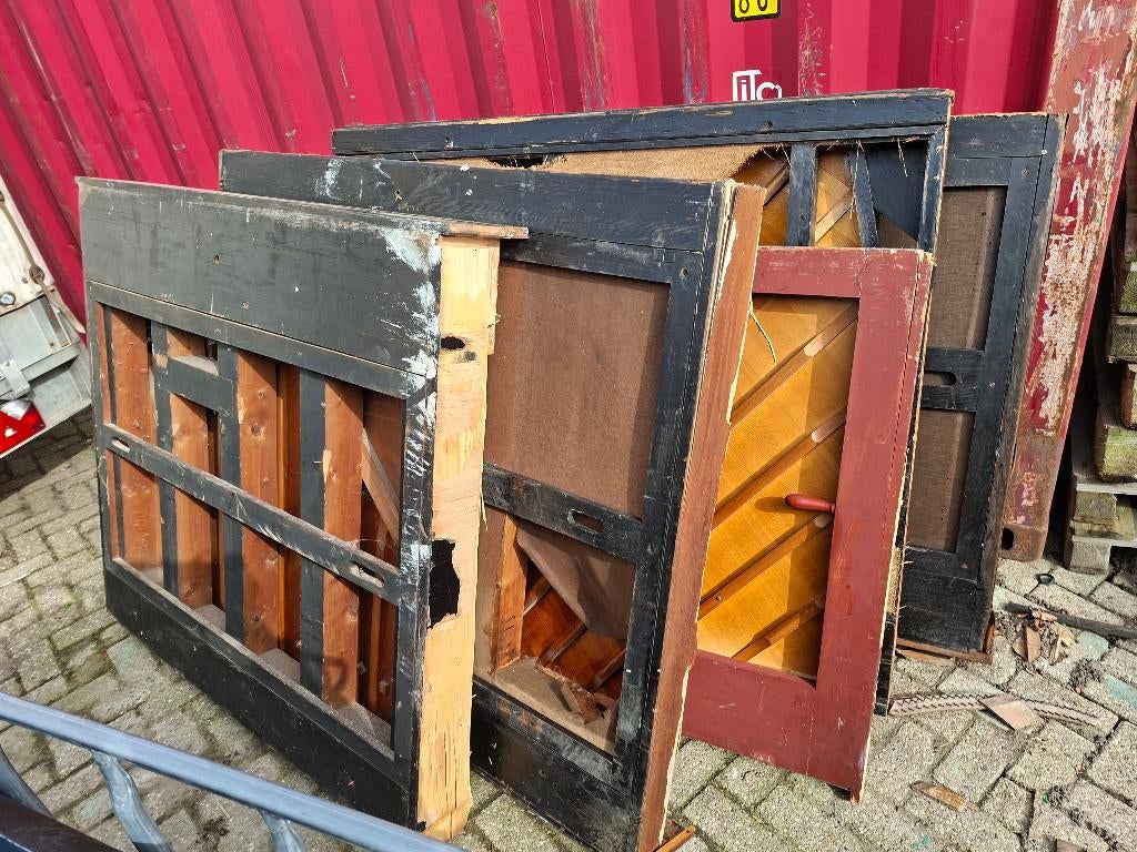 haardhout zwaar en droog en veel massief, Tuin en Terras, 3 tot 6 m³, Ophalen, Blokken