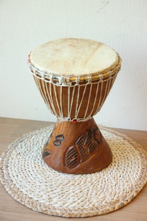 Djembe 28 cm, Ophalen of Verzenden, Zo goed als nieuw, Trommel