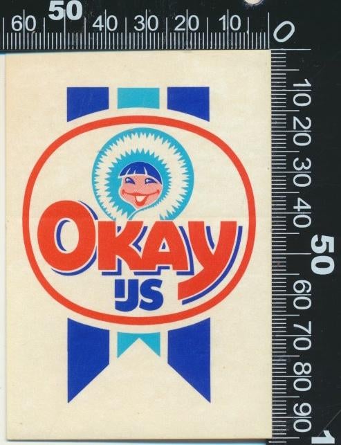 Sticker: Okay IJs (4), Ophalen of Verzenden, Zo goed als nieuw, Bedrijf of Vereniging