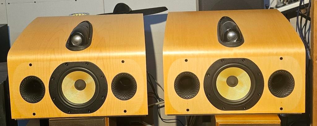 B&W HTM 7  2 weg topmonitoren/centerspeakers UK Made, izgst, Audio, Tv en Foto, Luidsprekers, B&W, Ophalen of Verzenden, Zo goed als nieuw