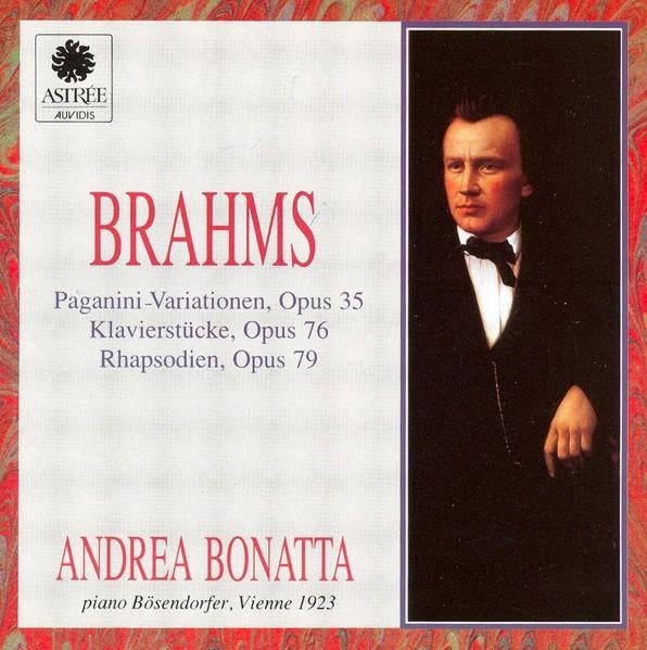 Brahms Andrea Bonatta – Paganini-Variationen Opus 35 CD, Ophalen of Verzenden, Romantiek, Gebruikt, Orkest of Ballet