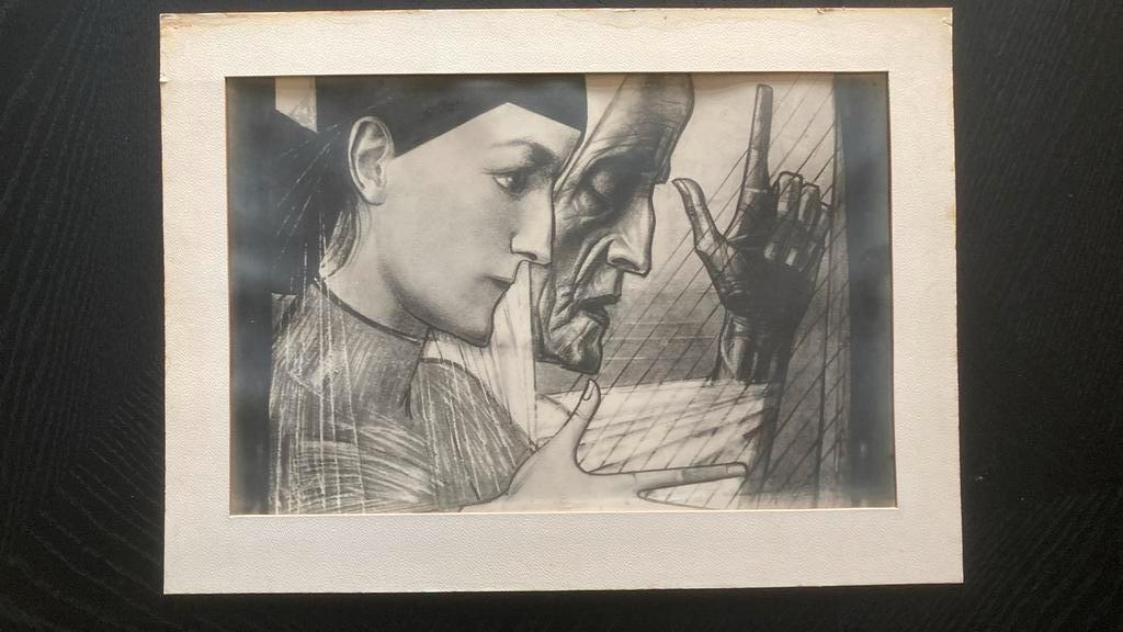 litho “Jeugd en ouderdom" uit 1924, Jan Toorop, Ophalen of Verzenden