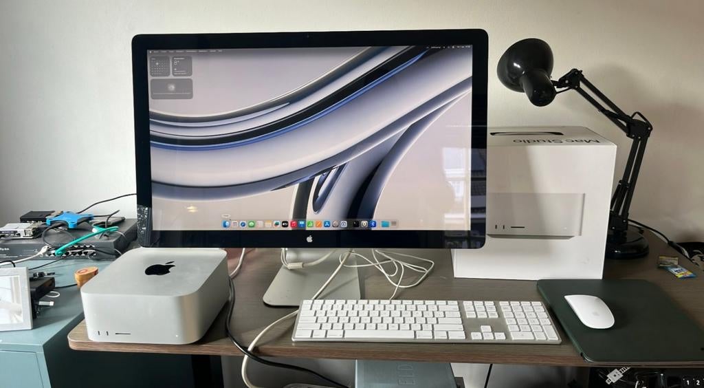 Apple Thunderbolt Display 27-inch, Ophalen, IPS, Zo goed als nieuw, USB-C