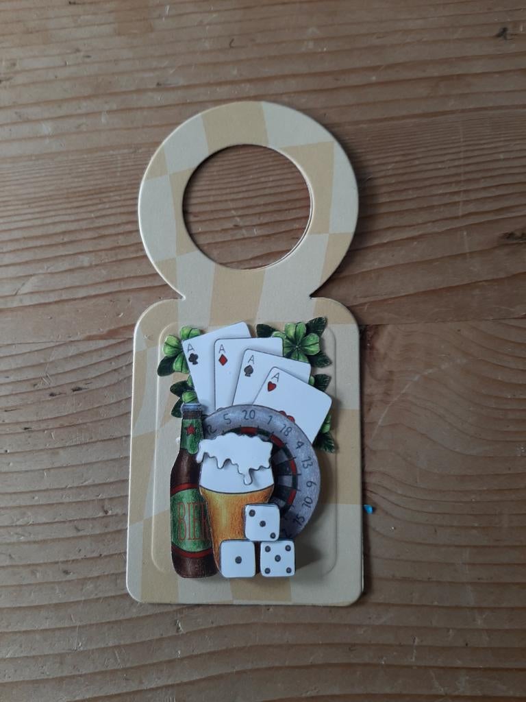 Stans kadolabel voor bierfles, Ophalen of Verzenden, Overige thema's