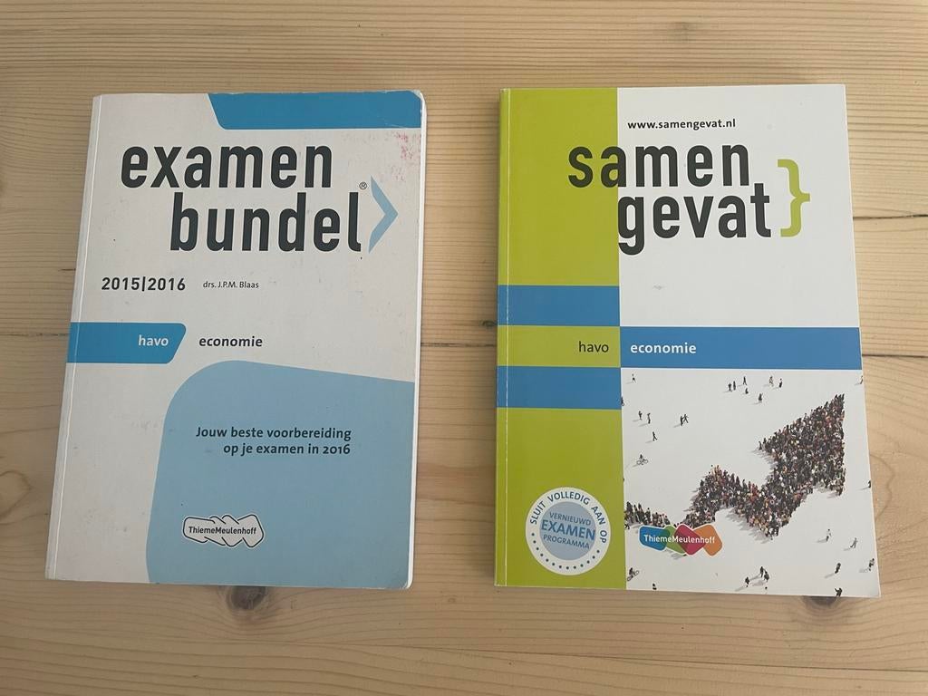 Examenbundel en Samengevat havo economie 2015/2016, Ophalen of Verzenden, Gamma, Gelezen, Overige niveaus
