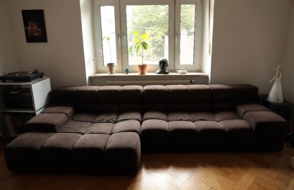 B&B italia Tufty Time bank, Gebruikt, Overige maten, Hoekbank, 300 cm of meer