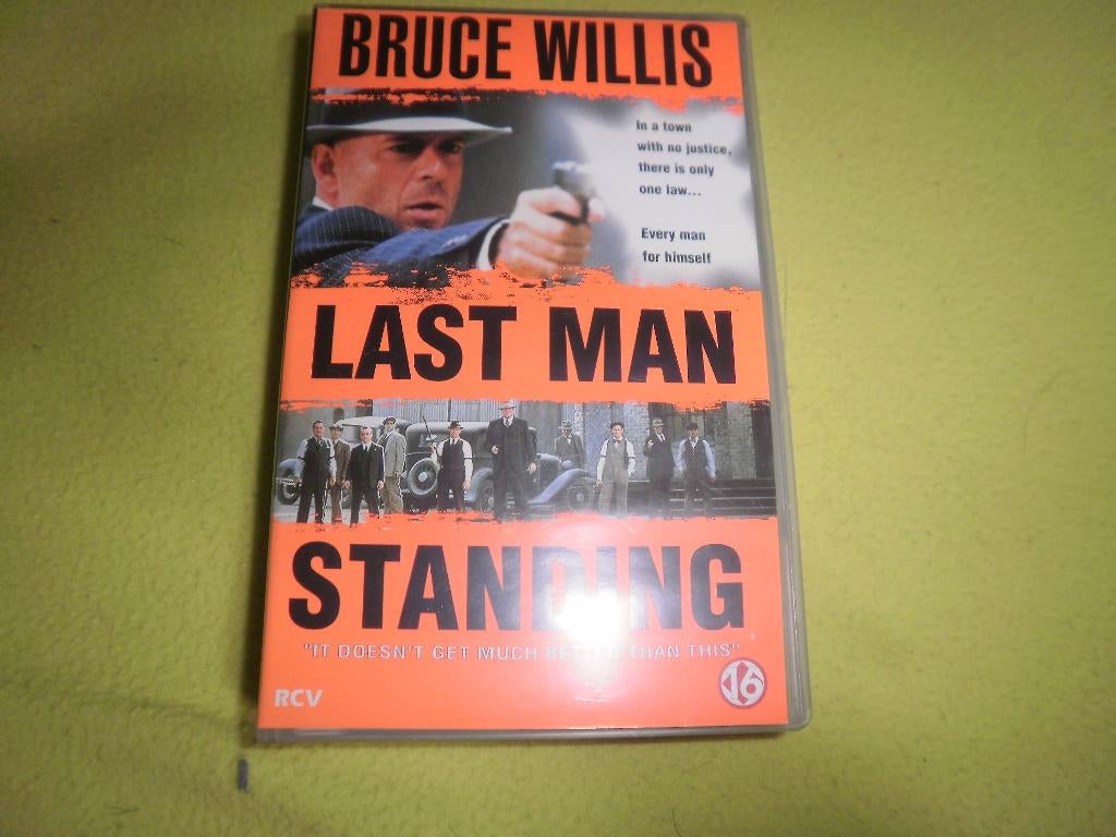 LAST MAN STANDING! Aktie western met B.Willis Op VIDEO!, Cd's en Dvd's, Vanaf 16 jaar, Ophalen of Verzenden, Zo goed als nieuw