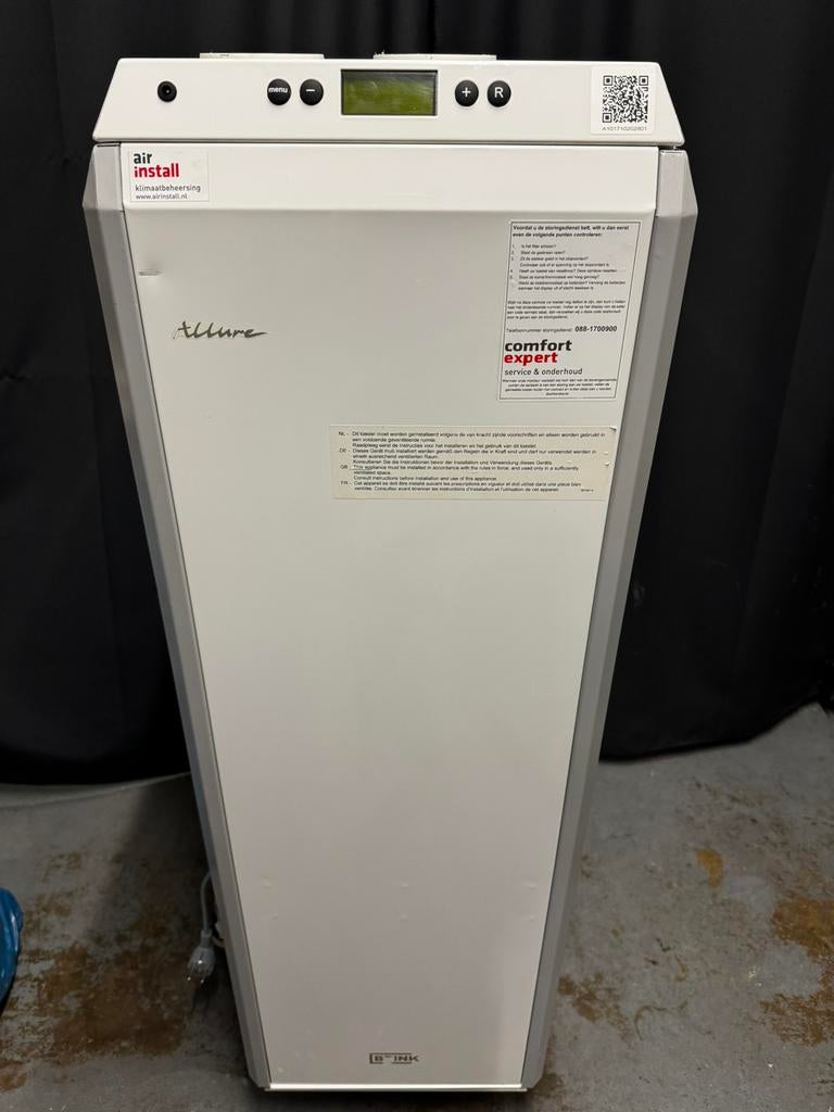 Brink Allure B16 HR V5 Upflow 1350 m3/h BJ 07-2020 (ZGAN), Ophalen, Hoog rendement (Hr), Overige typen, Minder dan 60 cm