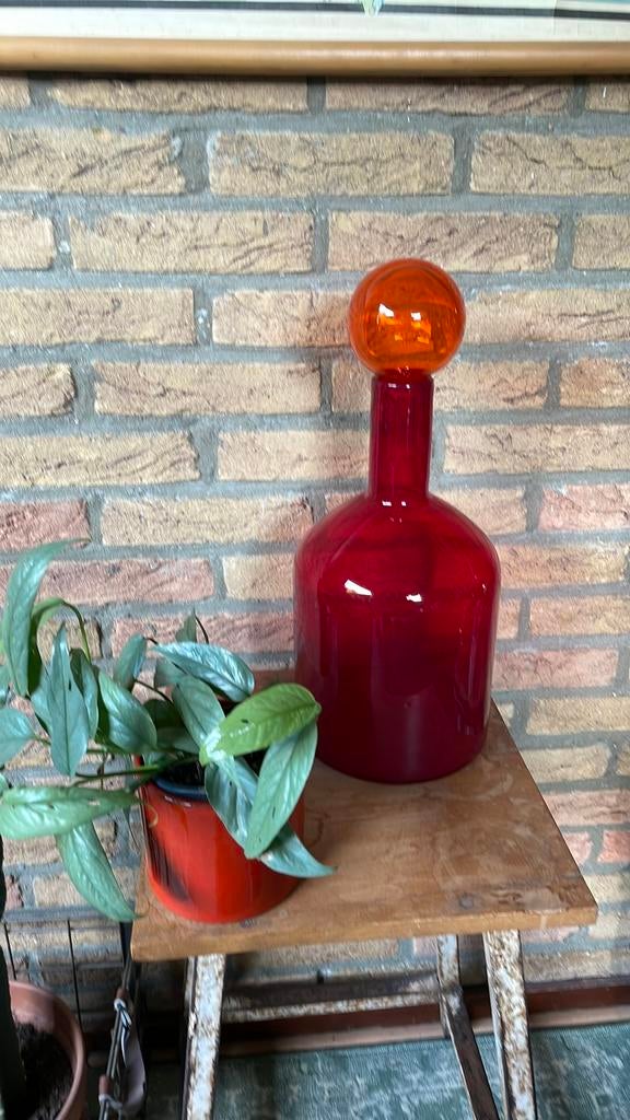 Super mooie Pols Potten vaas in super staat., Gebruikt, Overige kleuren, Aardewerk of Porselein, Ophalen of Verzenden