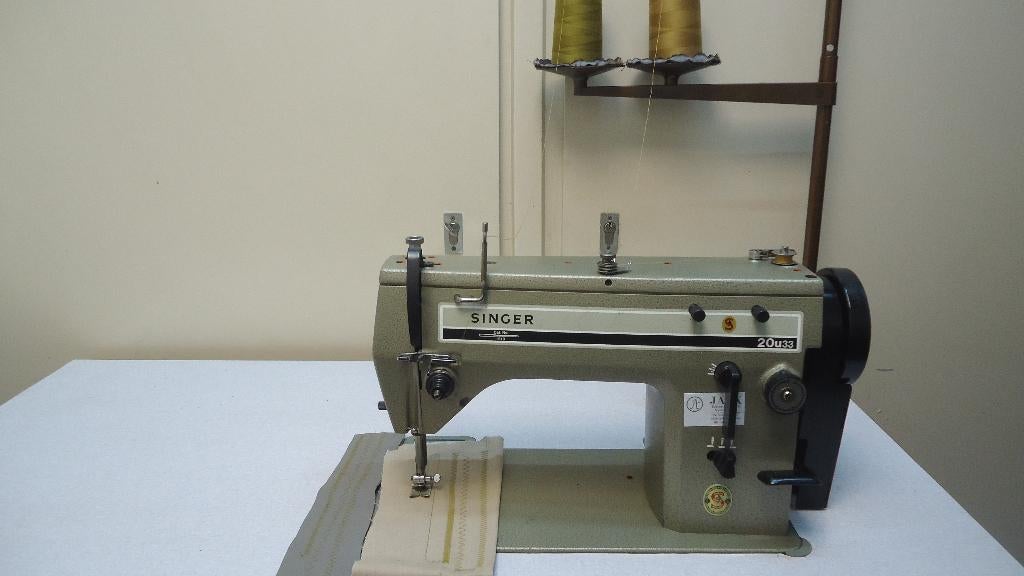 Industrie Naaimachine Singer Zig -zag Rechtstikker (20 U33, Gebruikt, Singer, Ophalen of Verzenden, Naaimachine