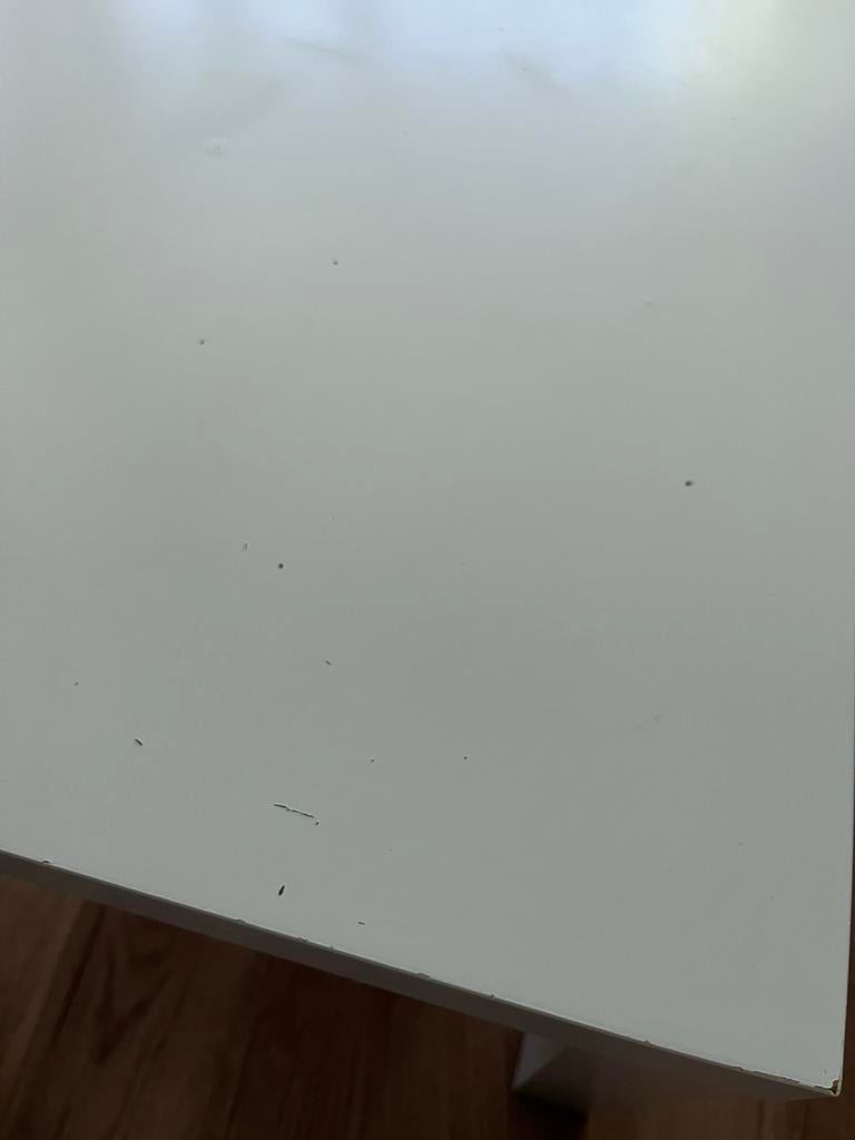 Witte salontafel IKEA, Ophalen, Overige materialen, Minder dan 50 cm, Gebruikt