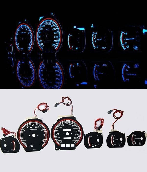 Toyota Supra MK3 - Indiglo Tellerplaten, Ophalen of Verzenden, MJ-Carstyling, Info@mj-carstyling.net, Sibeliusstraat 81 5011JH Tilburg