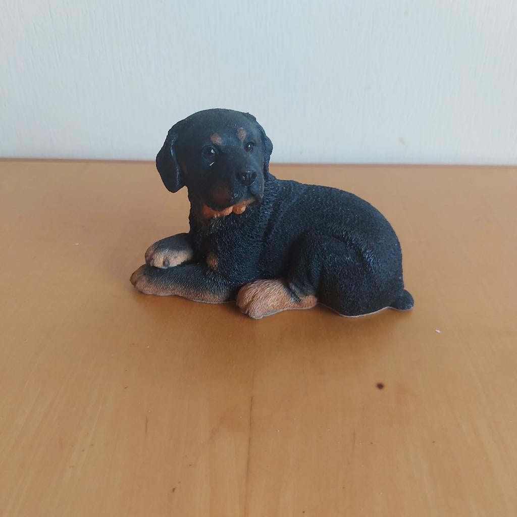 Rottweiler beeldje, Verzamelen, Dierenverzamelingen, Zo goed als nieuw, Beeldje of Figuurtje, Ophalen of Verzenden