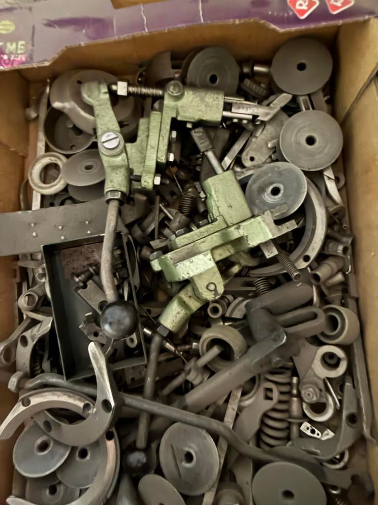 Onderdelen aflapper moenus pedersen adriaan busch, Hobby en Vrije tijd, Naaimachines en Toebehoren, Overige merken, Gebruikt, Ophalen of Verzenden