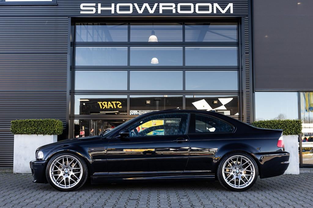 BMW E46 M3, Schuifdak, H&K Audio, Carbonschwarz, Full Option, Auto's, BMW, Achterwielaandrijving, Gebruikt, Zwart, Zwart