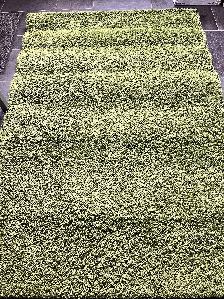 IKEA Vloerkleed groen (HAMPEN), Ophalen, Gebruikt, 100 tot 150 cm, 150 tot 200 cm