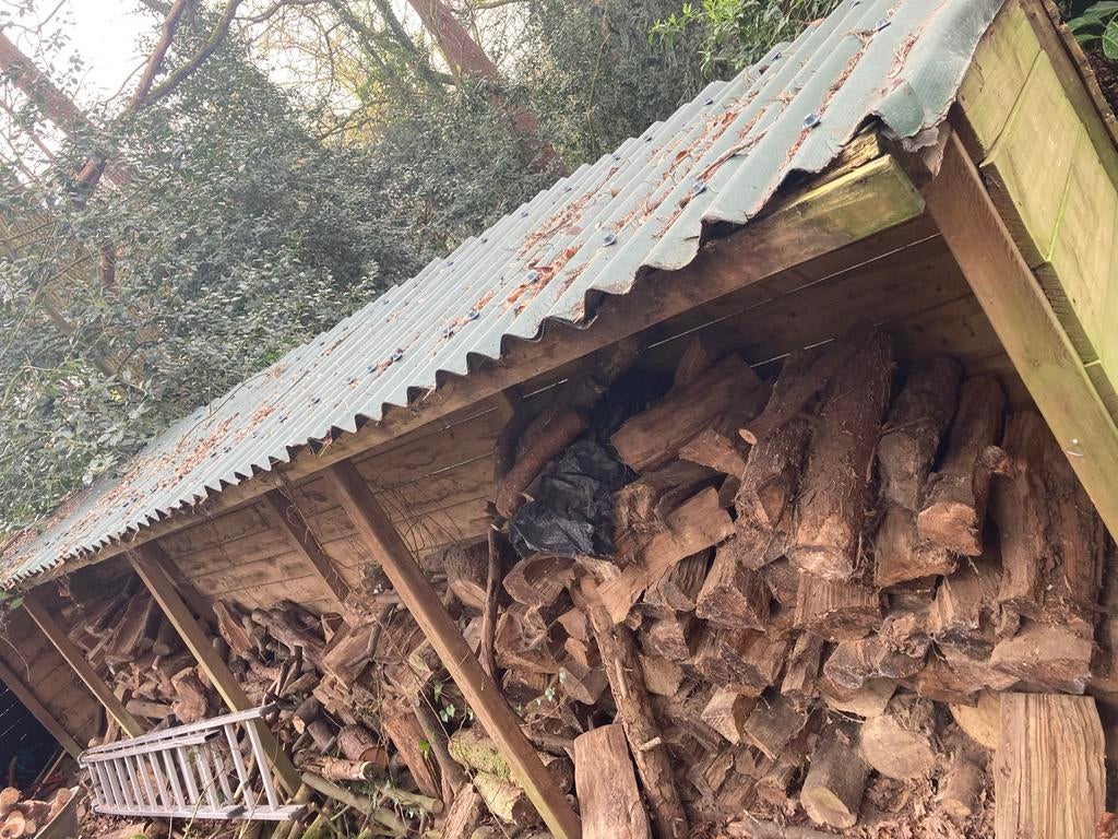 Grote partij kurkdroog brandhout - Diverse houtsoorten, 6 m³ of meer, Ophalen of Verzenden, Overige houtsoorten, Blokken