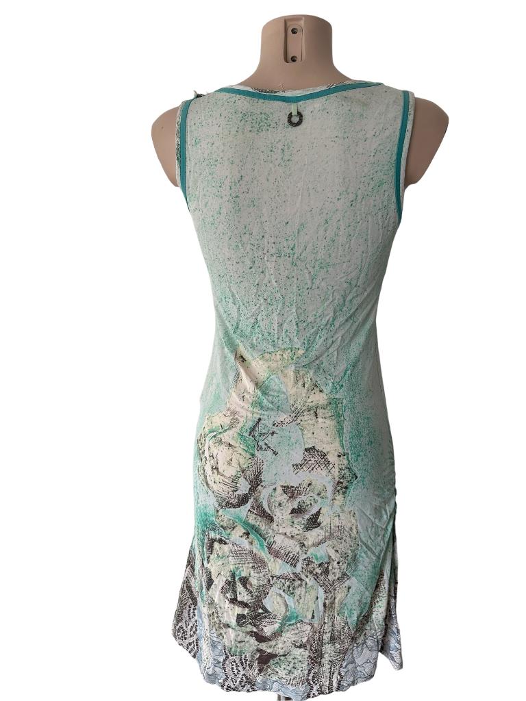 Save the Queen jurk S, Ophalen of Verzenden, Zo goed als nieuw, Onder de knie, Groen