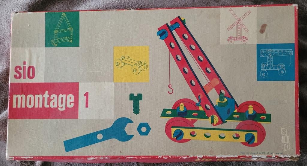 SIO MONTAGE Vintage speelgoed, Ophalen of Verzenden, Gebruikt, Elektrisch, Overige merken
