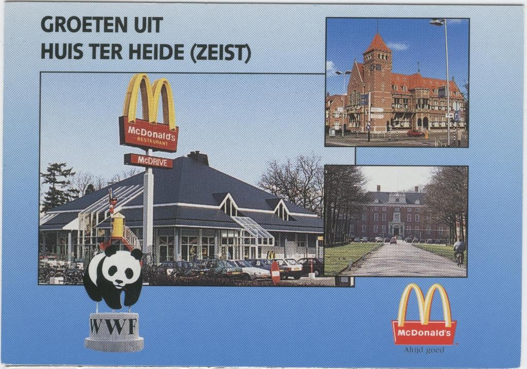 Huis ter Heide – Zeist Groeten uit, Verzamelen, Ansichtkaarten | Nederland, Verzenden, 1980 tot heden, Ongelopen, Utrecht