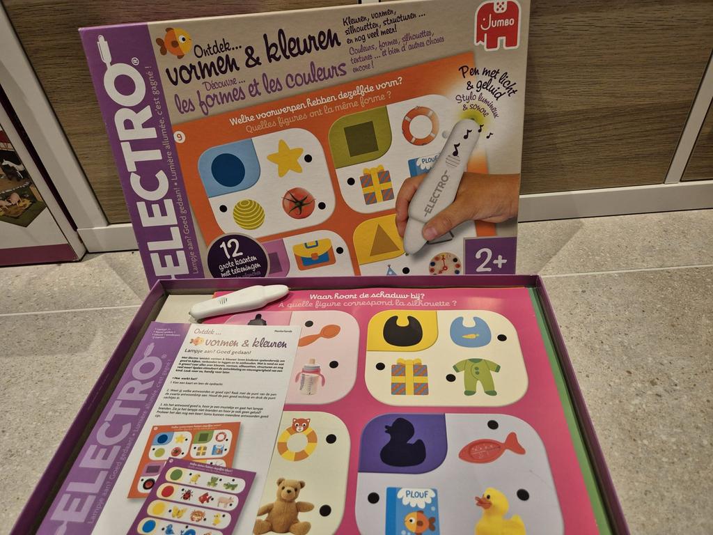 Jumbo Electro Vormen & Kleuren, Kinderen en Baby's, Speelgoed | Educatief en Creatief, Ophalen of Verzenden, Gebruikt, Ontdekken
