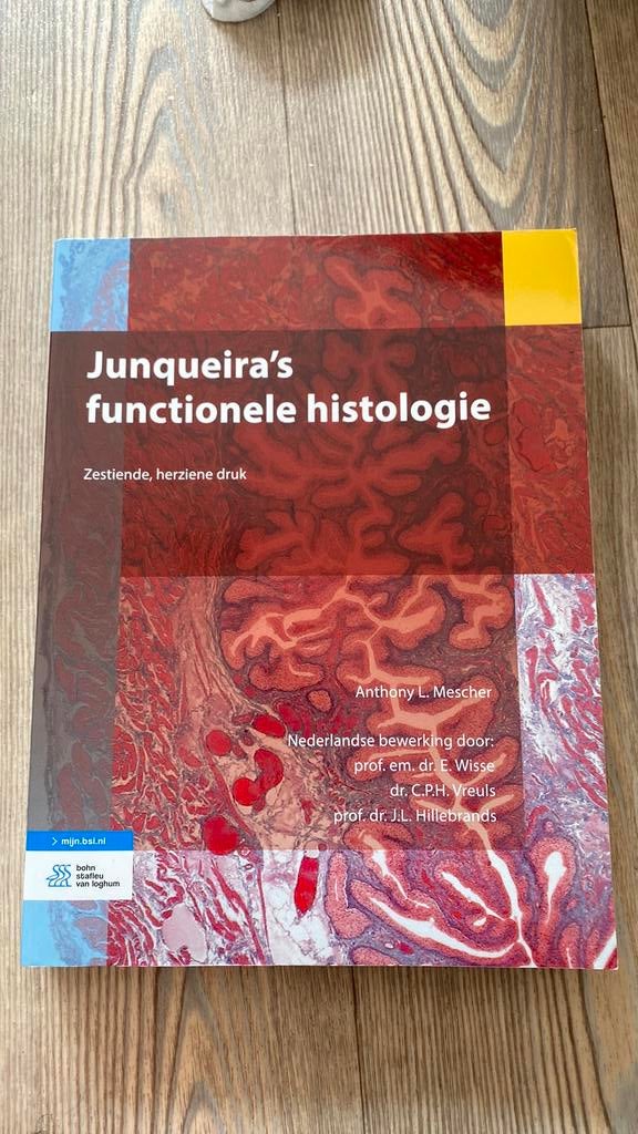 Junqueira’s functionele histologie, Ophalen of Verzenden, Zo goed als nieuw, Natuurwetenschap