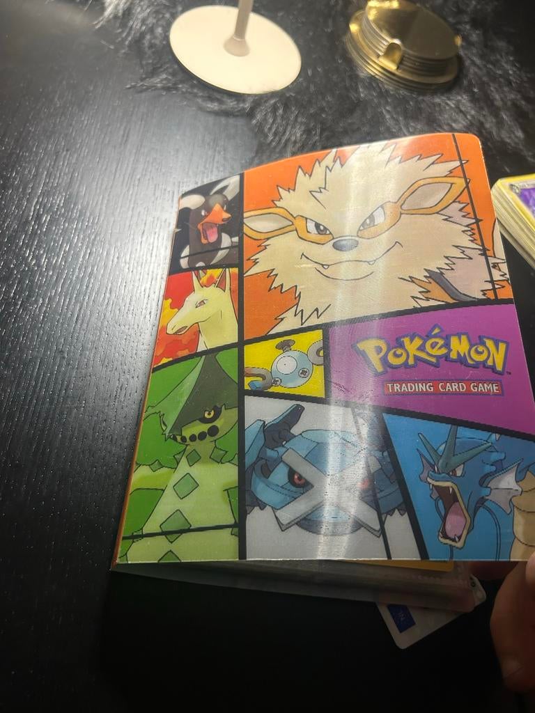 Pokémon verzamelboek + extra kaarten (1999-2008), Ophalen of Verzenden, Gebruikt, Meerdere kaarten, Foil
