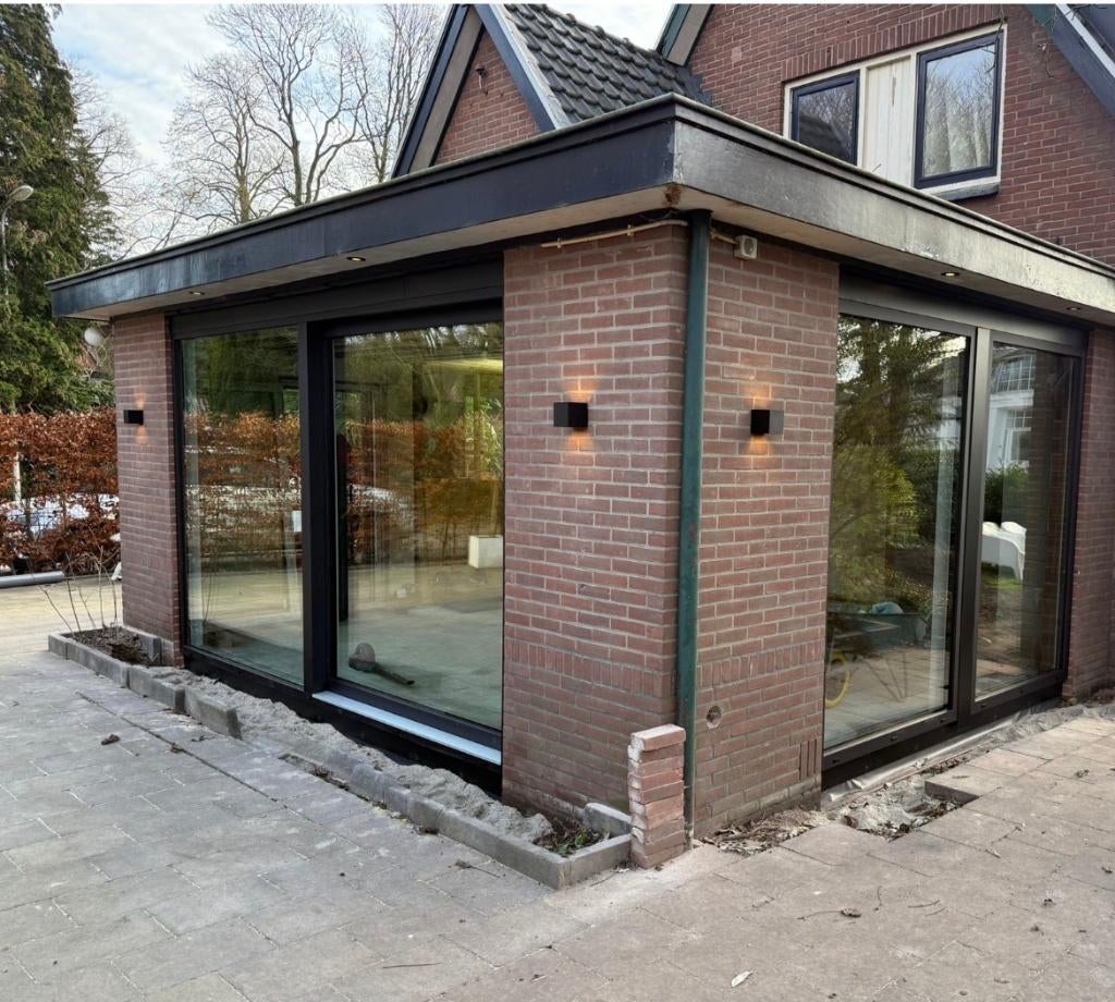 2 delige slide schuifpuien /kunststof/triple glas/Uw 0.5, 75 tot 150 cm, Kunststof, Nieuw, Ophalen of Verzenden