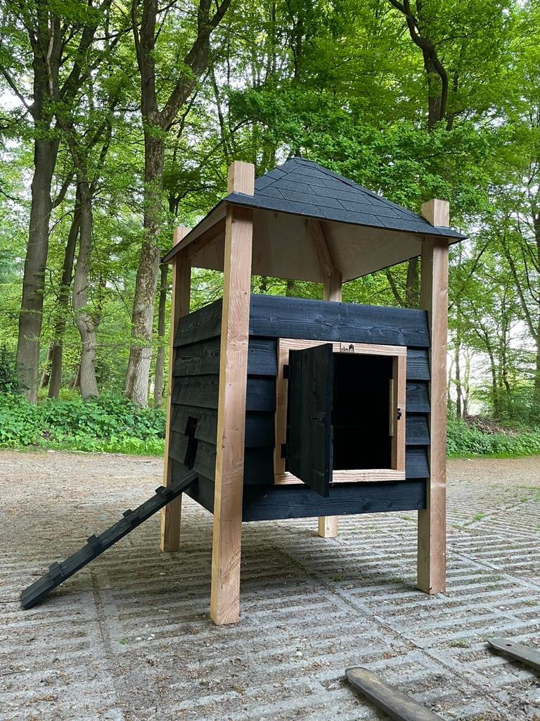 Nieuwe kippenhokken hooiberg 120x120cm, Ophalen, Nieuw, Kippenhok of Kippenren