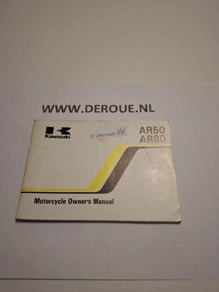 166 0WNERS MANUAL KAWASAKI AR50-AR80-C 1989 USED, Ophalen of Verzenden, Kawasaki