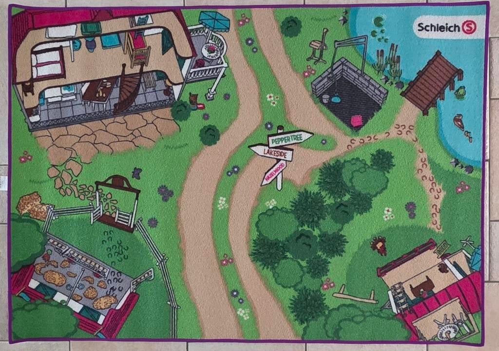 Schleich speelkleed 42465 - 93x132 cm - Zo goed als nieuw, Ophalen of Verzenden, Zo goed als nieuw