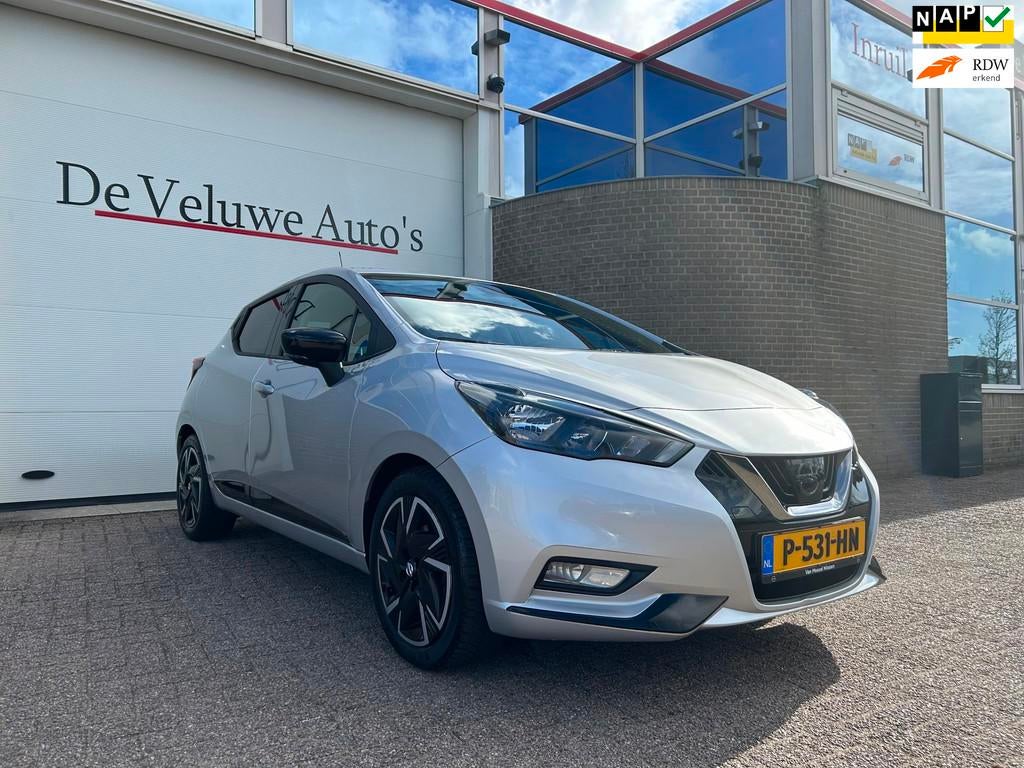 Nissan Micra 1.0 IG-T N-Design|Carplay|LED|Navi|Bluetooth|, Voorwielaandrijving, Stof, Euro 6, Handgeschakeld