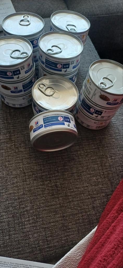 20 stuks  Food sensitivies Z/D, Ophalen of Verzenden, Kat