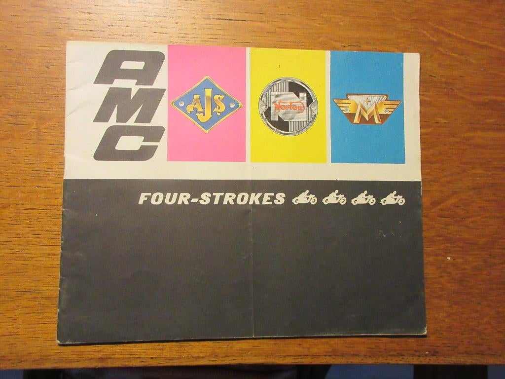 Folder AMC motoren, Ophalen of Verzenden, Zo goed als nieuw, Overige merken