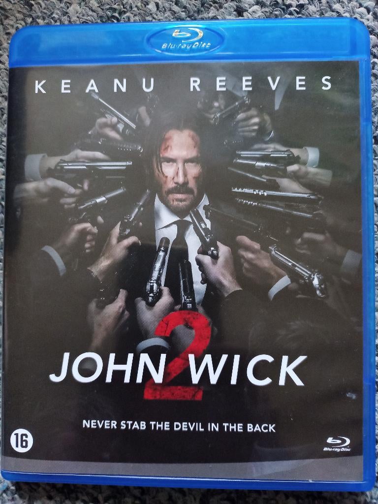 John Wick: Chapter 2.  Keanu Reeves Blu-ray Nederlandse Onde, Cd's en Dvd's, Blu-ray, Ophalen of Verzenden, Zo goed als nieuw