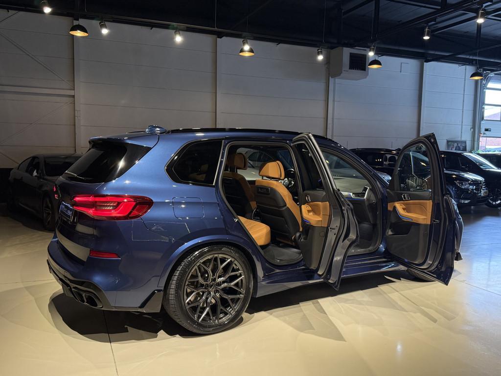 BMW X5 xDrive45e M-Pakket Panodak|LASER|3DCamera|Headup Blau, Automaat, Gebruikt, Met garantie (alle), Blauw