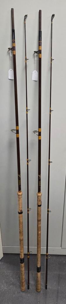 2x Hardy Richard Walker Carp No 1 3.05m Hengels, Watersport en Boten, Hengelsport | Karpervissen, Ophalen of Verzenden, Gebruikt