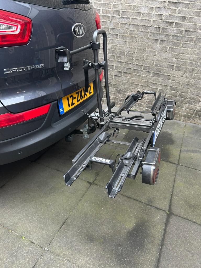 fietsendrager ook voor e bikes, Ophalen, Zo goed als nieuw, 2 fietsen, Trekhaakdrager